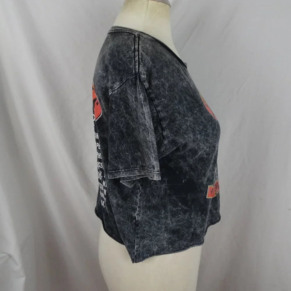 Guns N' Roses Appetite For Destruction 1988 Tour Crop Top Size L - Picture 2 of 9